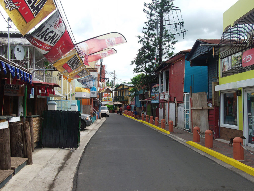 Muñoz Rivera Street in Boquerón, Cabo Rojo.